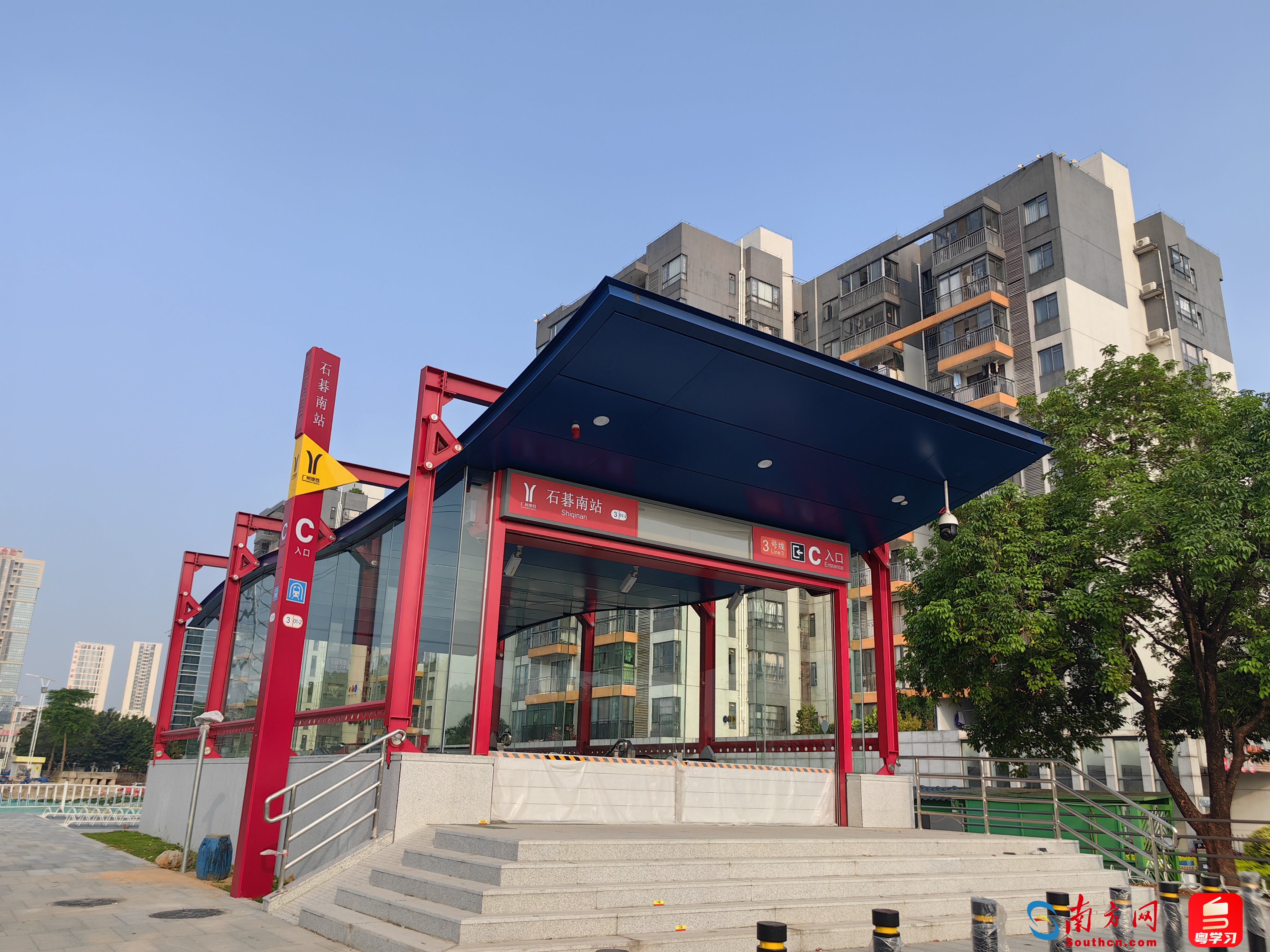 广州地铁三号线石碁南站C口将于4月30日开通