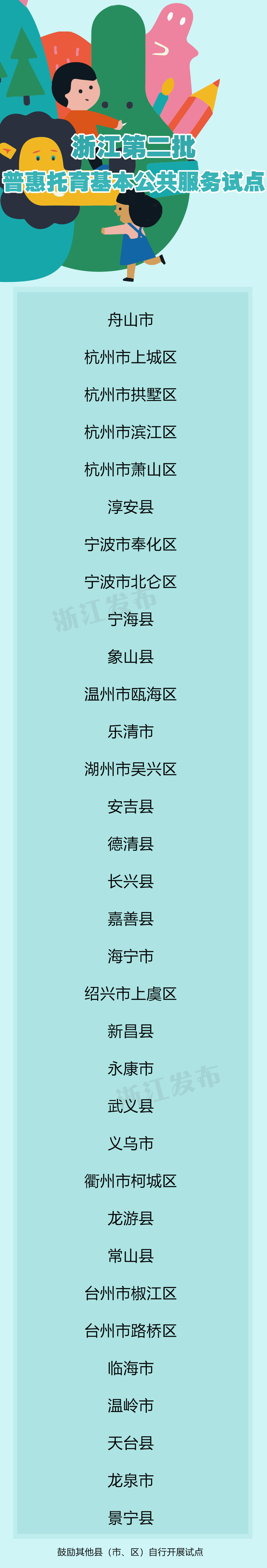 浙江新增33个普惠托育试点 2025年底普惠托位占比不低于90%
