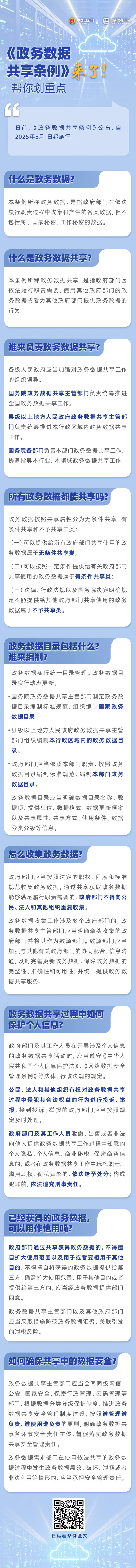 首个全国性政务数据共享法规出台，哪些亮点值得关注