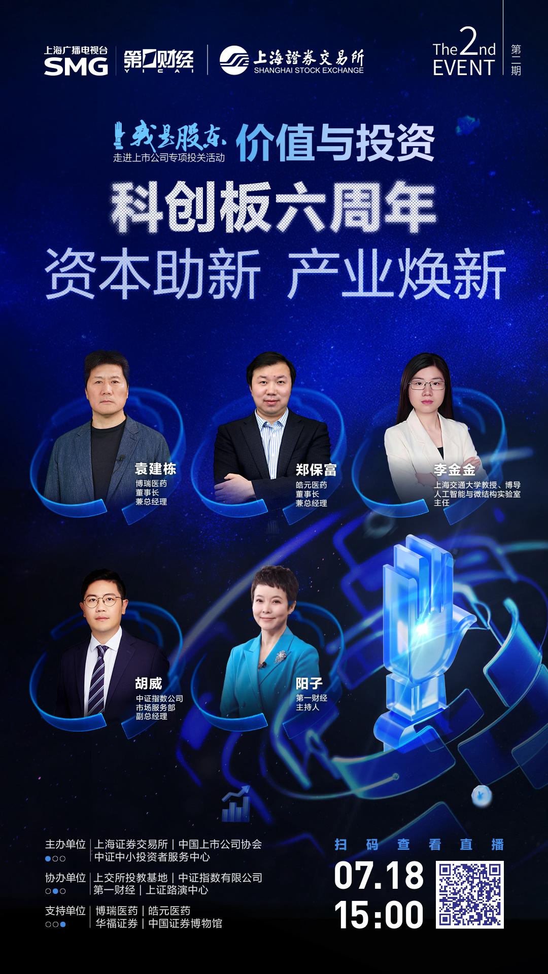精彩抢先看 | 价值与投资——科创板六周年：资本助新 产业焕新