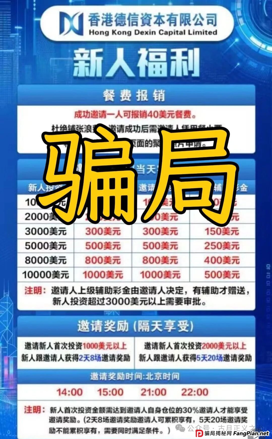 香港德信资本有限公司（VT交易所）跟单类资金盘骗局，鑫慷嘉骗局的平移重启盘，大量单割会员，马上崩盘跑路…