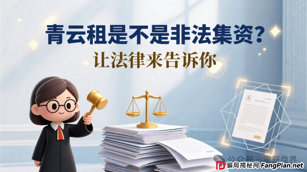 青云租是不是非法集资？让法律来告诉你