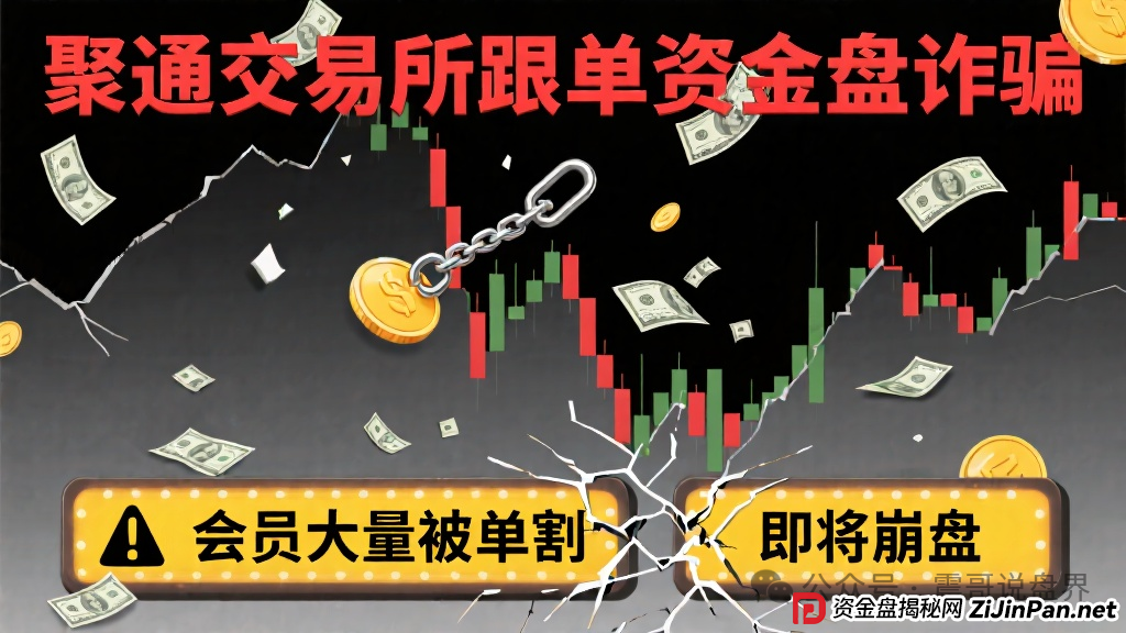 聚通交易所跟单资金盘诈骗，会员大量被单割，团队撤离即将崩盘