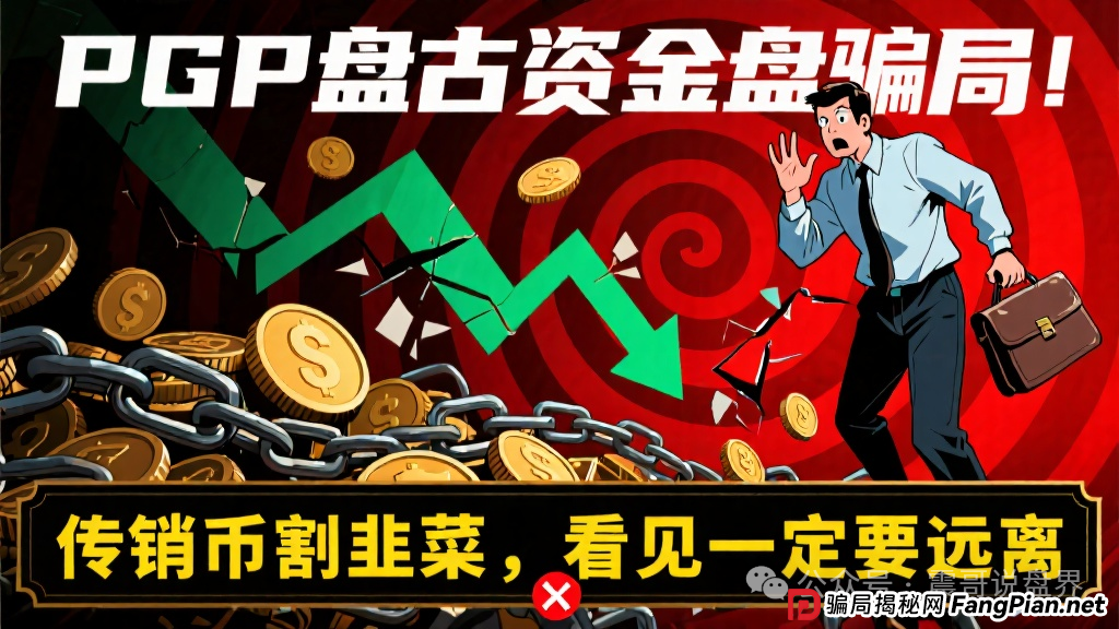 PGP盘古公链资金盘骗局！传销币割韭菜，看见一定要远离