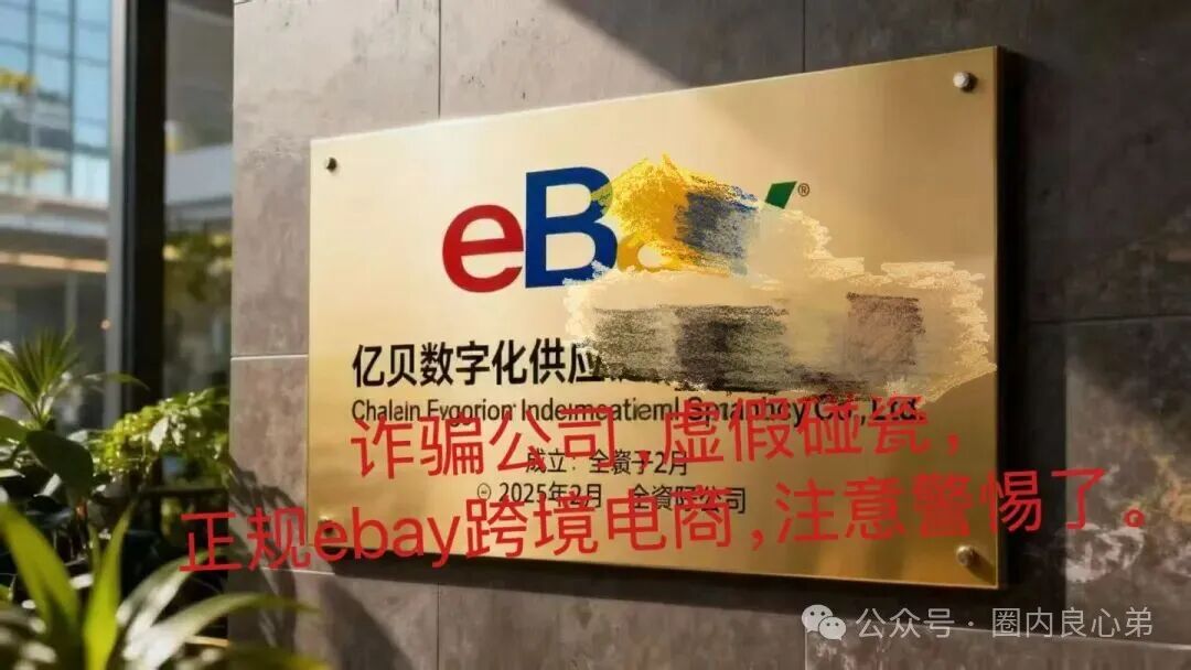 套牌的“亿贝(ebay),打着正主跨境电商名号,肆意圈钱,注意警惕。 套牌的“亿贝(ebay),打着正主跨境电商名号,肆意圈钱,注意警惕。