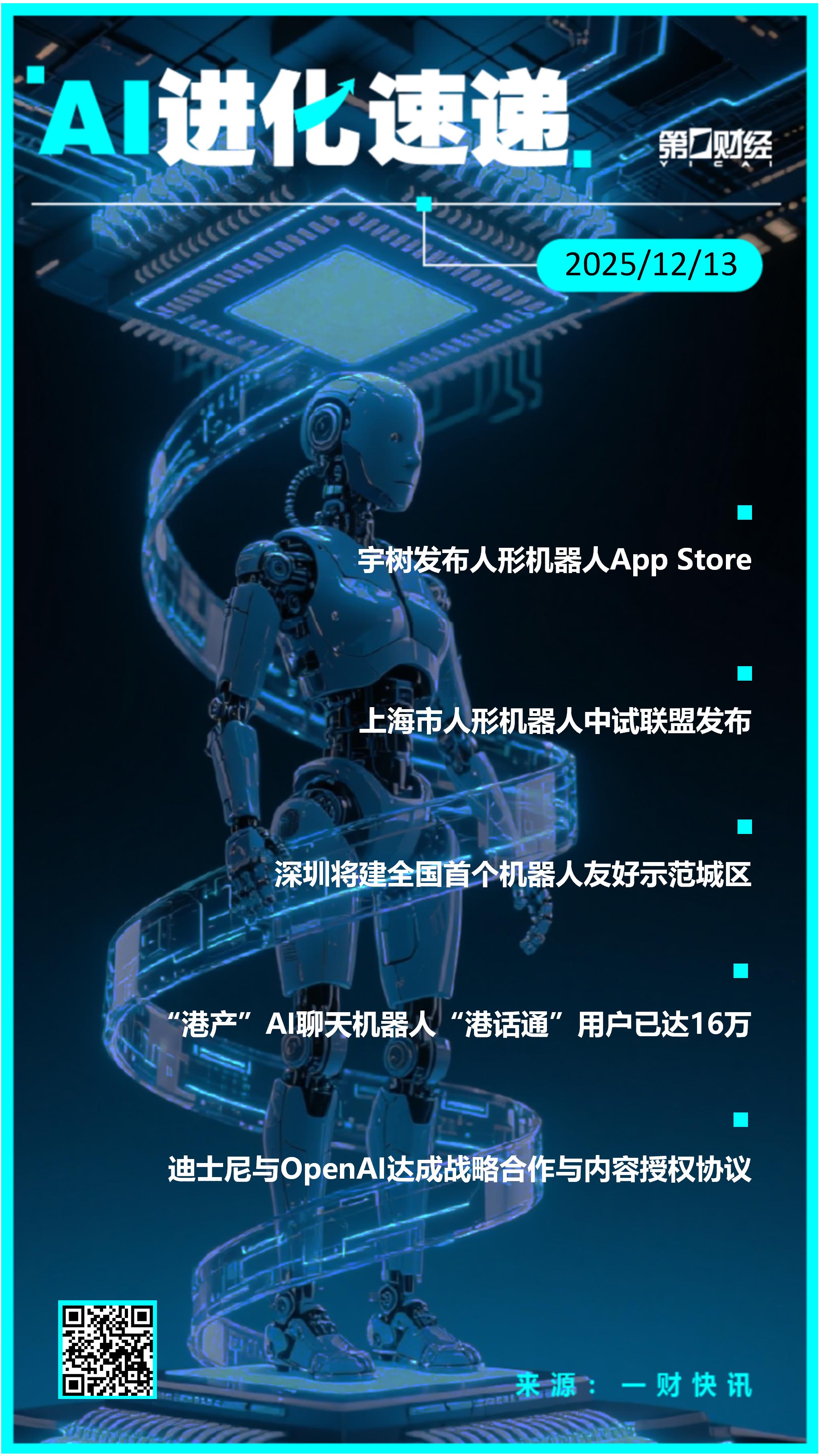AI进化速递丨宇树发布人形机器人App Store AI进化速递丨宇树发布人形机器人App Store