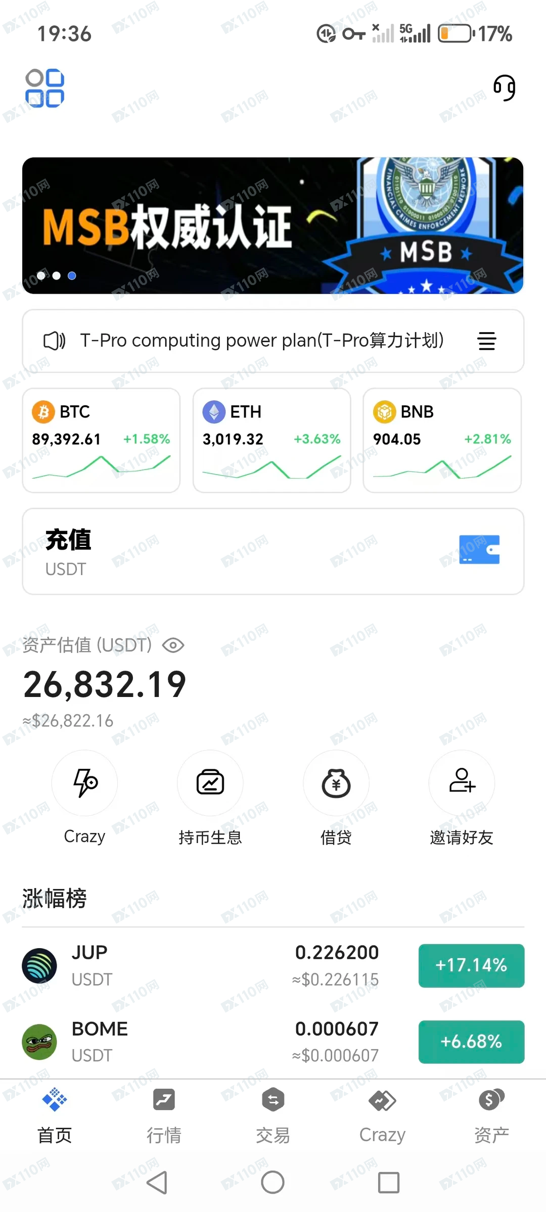 t-pro虚假交易所