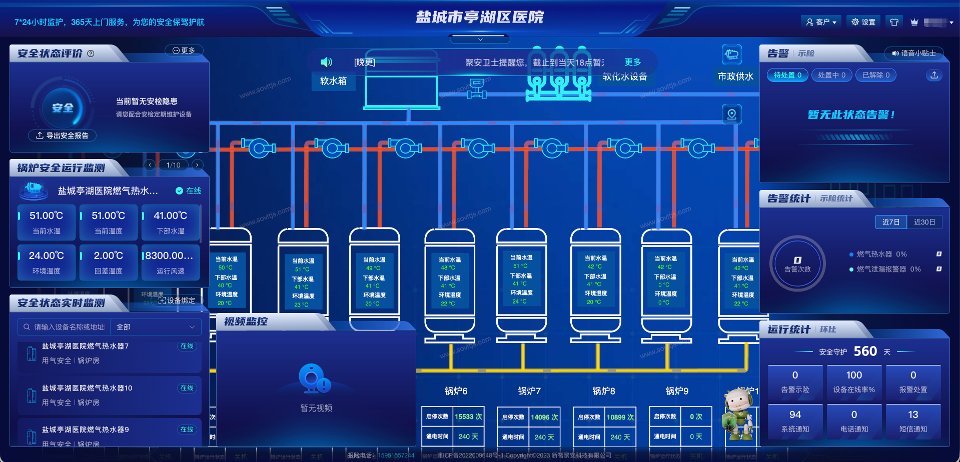 “AI 守夜人” 让锅炉运行更安全!新智聚安助力盐城亭湖区人民医院筑起安全智能新屏障(2) “AI 守夜人” 让锅炉运行更安全!新智聚安助力盐城亭湖区人民医院筑起安全智能新屏障(2)