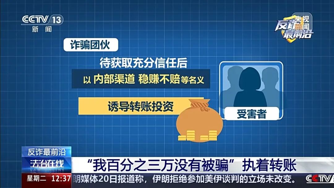 反诈最前沿丨女子坚称“百分之三万没被骗” 一段反诈视频让她醒悟(4) 反诈最前沿丨女子坚称“百分之三万没被骗” 一段反诈视频让她醒悟(4)