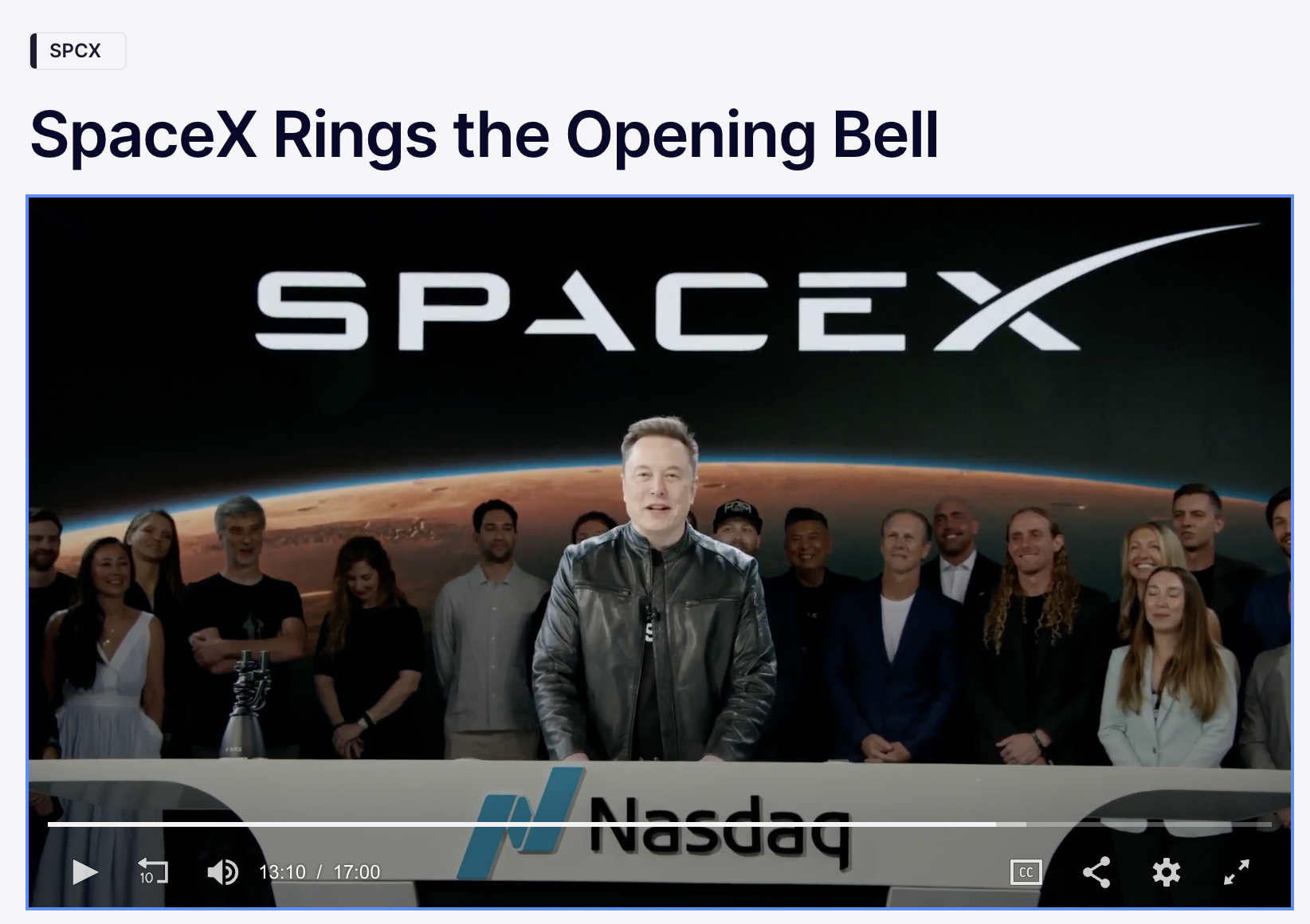 SpaceX市值空降美股前十，马斯克成为全球首位万亿美元富豪