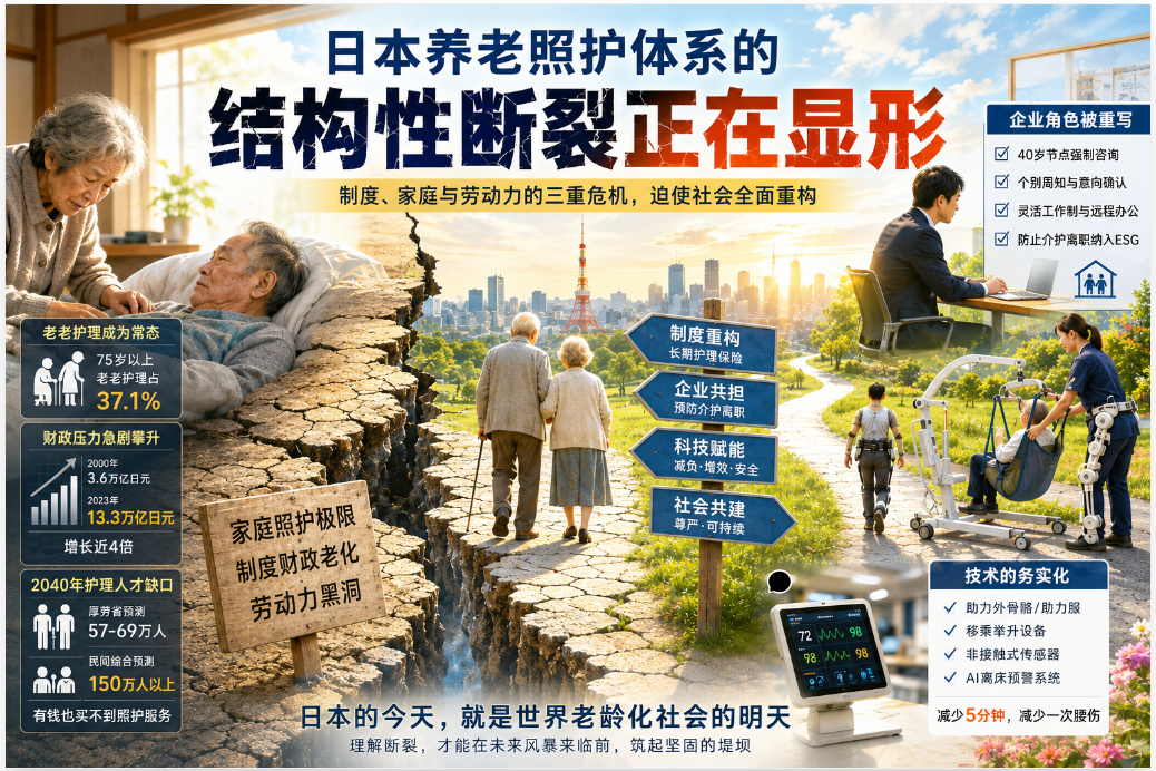 日本养老照护体系的结构性断裂正在显形︱鞠川阳子话养老(1) 日本养老照护体系的结构性断裂正在显形︱鞠川阳子话养老(1)