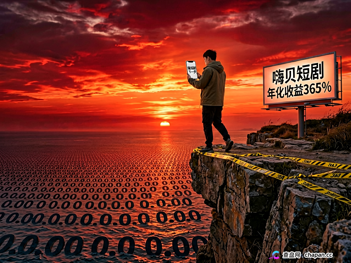 嗨贝短剧：披着短剧外衣的资金盘，8月28日已被多名博主定性为随时跑路的高危骗局