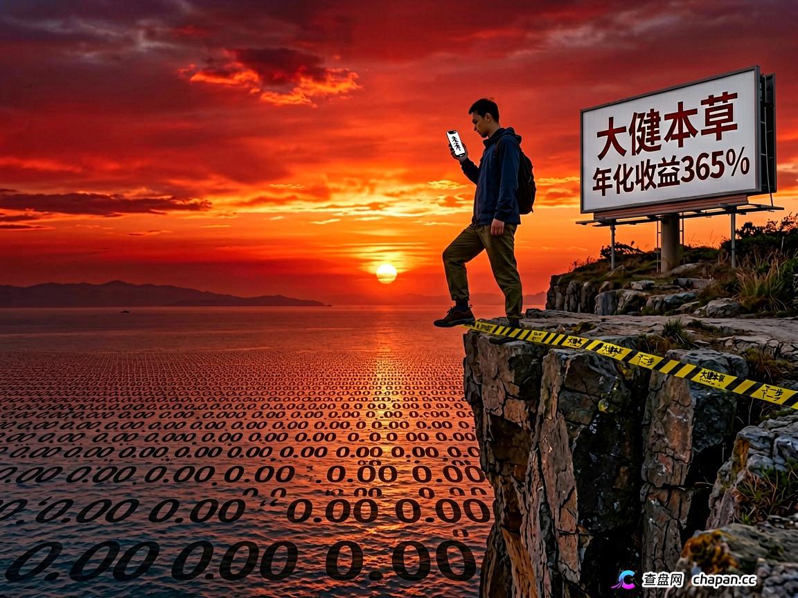 大健本草：大健康概念下的资金盘收割，高危崩盘前兆明显
