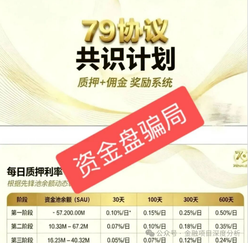 79AU资金流向追踪：你质押的U根本没去“四池联动”，全进了操盘手私包和跑分池！